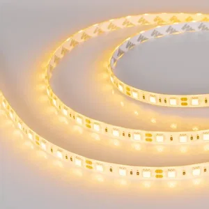 Лента RTW 2-5000SE 12V Yellow 2x (5060, 300 LED, LUX) (Arlight, 14.4 Вт/м, IP65)