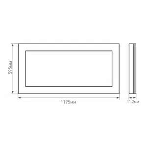 Панель IM-600x1200A-48W White (Arlight, IP40 Металл, 3 года)