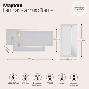 Настенный светильник (бра) Maytoni C804WL-L12W