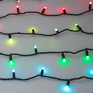 Светодиодная гирлянда ARD-STRING-CLASSIC-10000-BLACK-100LED-MILK-LIVE RGB-DMX (24V, 10W) (Ardecoled, IP65, 1 год)