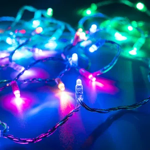 Светодиодная гирлянда ARD-STRING-CLASSIC-9000-CLEAR-60LED-LIVE RGB-SPI (12V, 40W) (Ardecoled, IP65, 1 год)