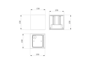 Архитектурная подсветка Outdoor O572WL-L20GR3K