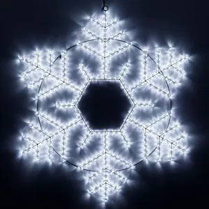 Фигура светодиодная ARD-SNOWFLAKE-M10-1000x900-504LED White (230V, 31W) (Ardecoled, IP65, 1 год)