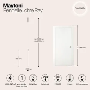 Подвесной светильник Maytoni P022PL-L20W3K