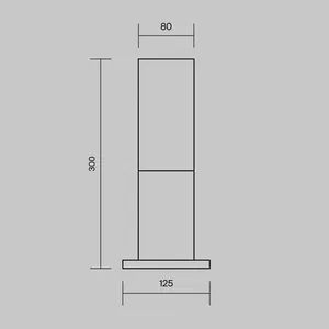 Ландшафтный светильник Outdoor O418FL-01B