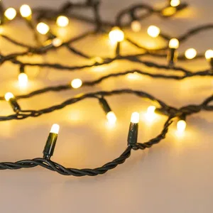 Светодиодная гирлянда ARD-STRING-PRO-1000-GREEN-100LED-MILK-PULSE Warm (230V, 7W) (Ardecoled, IP65, 2 года)