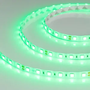 Лента RTW 2-5000SE 24V Green 2x (5060, 300 LED, LUX) (Arlight, 14.4 Вт/м, IP65)