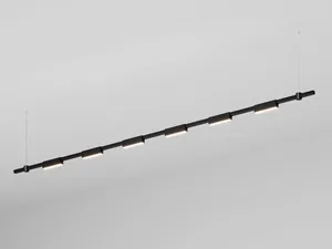 Подвесной светильник HOKASU PL11 (RAL9005/3000mm – 200mm/LT70/3K/36W/120deg)
