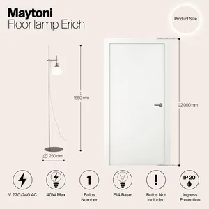 Напольный светильник (торшер) Maytoni MOD221-FL-01-N