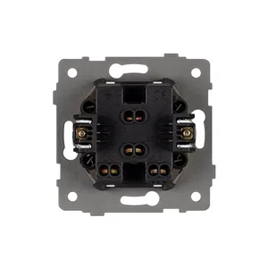 Механизм выключателя двухклавишный непроходной SWT-MK02-PL-BK-V (250V, 10A) (Arlight, -)