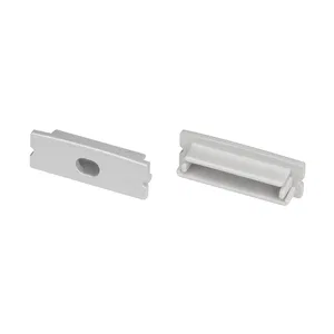 Заглушка LINE-3010 SILVER с отверстием (Arlight, Пластик)