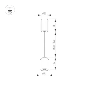 Светильник SP-ELEMENTA-DOME-R71-9W Day4000 (BK, 39 deg, 230V) (Arlight, IP40 Металл, 3 года)