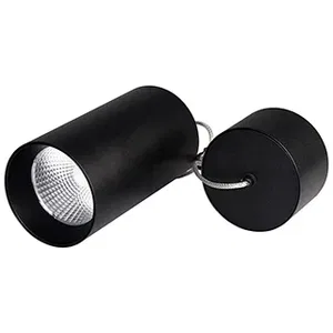 Светильник подвесной SP-POLO-R85-2-15W Warm White 40deg (Black, Black Ring) (Arlight, IP20 Металл, 3 года)