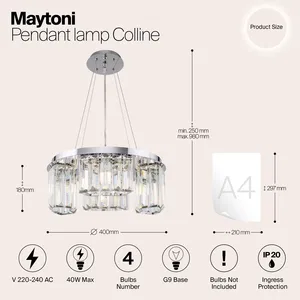Подвесной светильник Maytoni MOD083PL-04CH