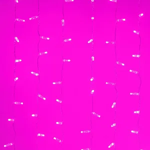 Светодиодная гирлянда ARD-CURTAIN-CLASSIC-2000x1500-CLEAR-360LED Pink (230V, 60W) (Ardecoled, IP65)