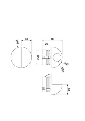 Уличный настенный светильник Outdoor O033WL-L3W3K