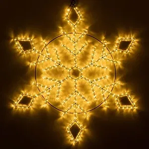 Фигура светодиодная ARD-SNOWFLAKE-M9-900x900-360LED Warm (230V, 22W) (Ardecoled, IP65, 1 год)