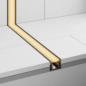 Профиль FLOOR18-H15-3000 ANOD BLACK (Arlight, Алюминий)