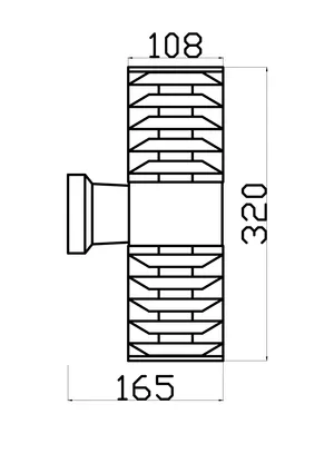 Уличный настенный светильник Outdoor O576WL-02GR