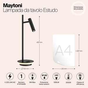 Настольный светильник Maytoni Z010TL-L8B3K