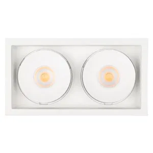 Светильник CL-SIMPLE-S148x80-2x9W Day4000 (WH, 45 deg) (Arlight, IP20 Металл, 3 года)