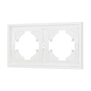Рамка пластиковая FRM-TENDO-SFPL-2-WH (Arlight, Матовый белый)