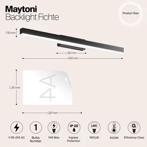 Подсветка Maytoni MIR012WL-L9W4K