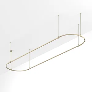 Основание ART-APRIORI-OVAL-ROD-800-4000x1000 (OG) (Arlight, IP20 Металл, 3 года)