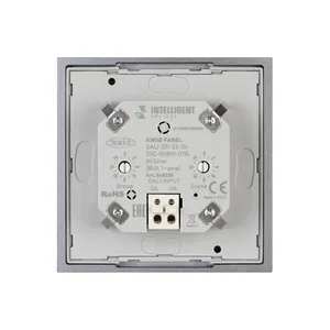 INTELLIGENT ARLIGHT Кнопочная панель DALI-201-23-1G-2SC-RGBW-DT8-IN Silver (BUS, Frame) (IARL, IP20 Металл, 3 года)