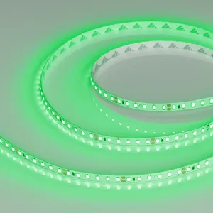 Лента RT-A120-8mm 24V Green (9.6 W/m, IP20, 2835, 5m) (Arlight, Открытый)