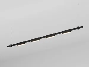 Подвесной светильник HOKASU PL11 (RAL9005/2000mm – 200mm/LT70/3K/24W/120deg)