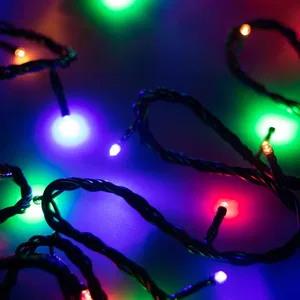 Светодиодная гирлянда ARD-STRING-HOME-5000-GREEN-50LED-LIVE RGB (230V, 3.5W) (Ardecoled, IP20, 1 год)