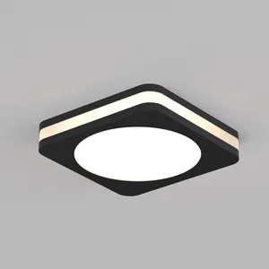 Светодиодная панель LTD-80x80SOL-BK-5W Warm White (Arlight, IP44 Пластик, 3 года)