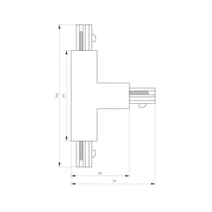 Коннектор тройной LGD-4TR-CON-EXT-R1-WH (C) (Arlight, IP20 Пластик, 3 года)