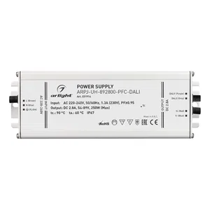 Блок питания ARPJ-UH-892800-PFC-DALI (250W, 2.8A) (Arlight, IP67 Металл, 7 лет)