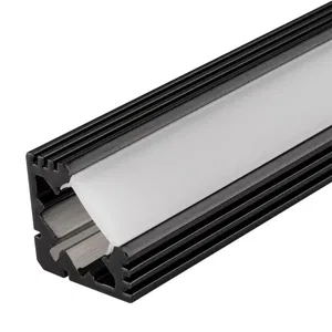 Профиль PDS45-T-2000 ANOD Black RAL9005 (Arlight, Алюминий)