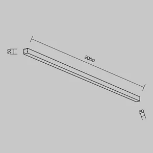 Линейный светильник Technical LL311023