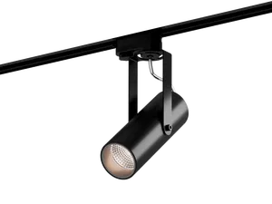 Трековый светильник HOKASU Tube Clip TR4 (85-160/ral9005 – 40w/5098/38deg)