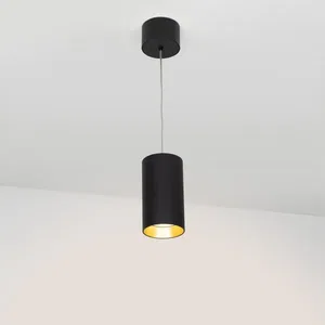 Светильник подвесной SP-POLO-R85-2-15W Warm White 40deg (Black, Gold Ring) (Arlight, IP20 Металл, 3 года)