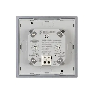 INTELLIGENT ARLIGHT Кнопочная панель DALI-201-23-1G-4SC-DIM-DT6-IN Silver (BUS, Frame) (IARL, IP20 Металл, 3 года)