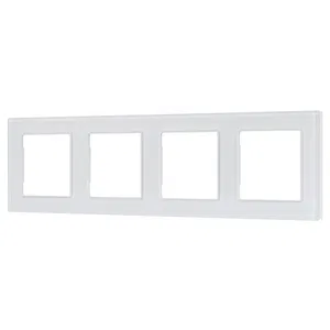Рамка стеклянная FRM-GLARE-GS-4-WH (Arlight, -)