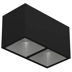 Накладной светодиодный светильник KUBING 2 Black Grey