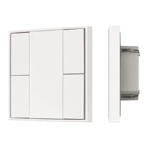 INTELLIGENT ARLIGHT Кнопочная панель KNX-301-22-4-SH-IN White (BUS, Frame) (IARL, IP20 Пластик, 3 года)