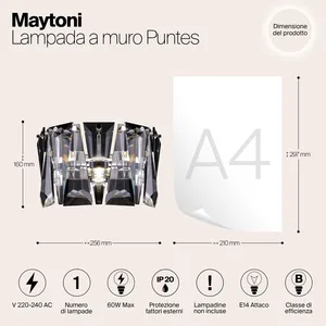 Настенный светильник (бра) Maytoni MOD043WL-01CH