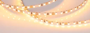 Лента RT 2-5000 12V Yellow 5mm 2x (3528, 600 LED, LUX) (Arlight, 9.6 Вт/м, IP20)