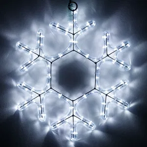 Фигура светодиодная ARD-SNOWFLAKE-M7-450x375-108LED White (230V, 6.5W) (Ardecoled, IP65, 1 год)