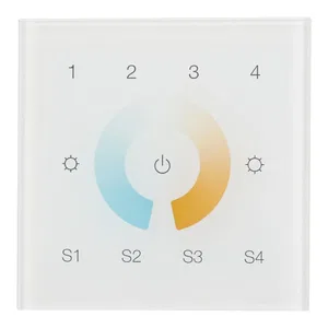 INTELLIGENT ARLIGHT Сенсорная панель DALI-901-11-4G-4SC-MIX-DT8-IN White (BUS/230V) (IARL, IP20 Пластик, 3 года)
