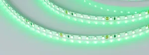 Лента RT-A120-5mm 24V Green (9.6 W/m, IP20, 3528, 5m) (Arlight, узкая)
