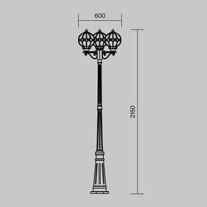 Садово-парковый светильник Outdoor O023FL-03G