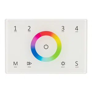 Панель Sens SMART-P83-RGB White (230V, 4 зоны, 2.4G) (Arlight, IP20 Пластик, 5 лет)